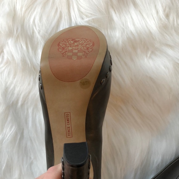 NWOT Vince Camuto Studded Green Platform Heels - Picture 7 of 7